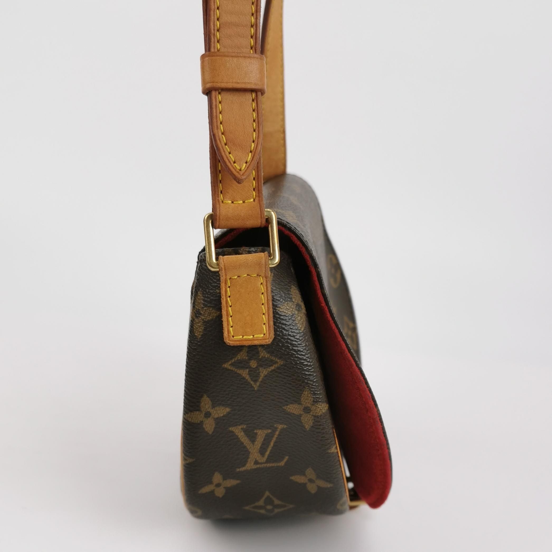 Preloved Louis Vuitton Tambourin Monogram Canvas Flap Crossbody - Main Image