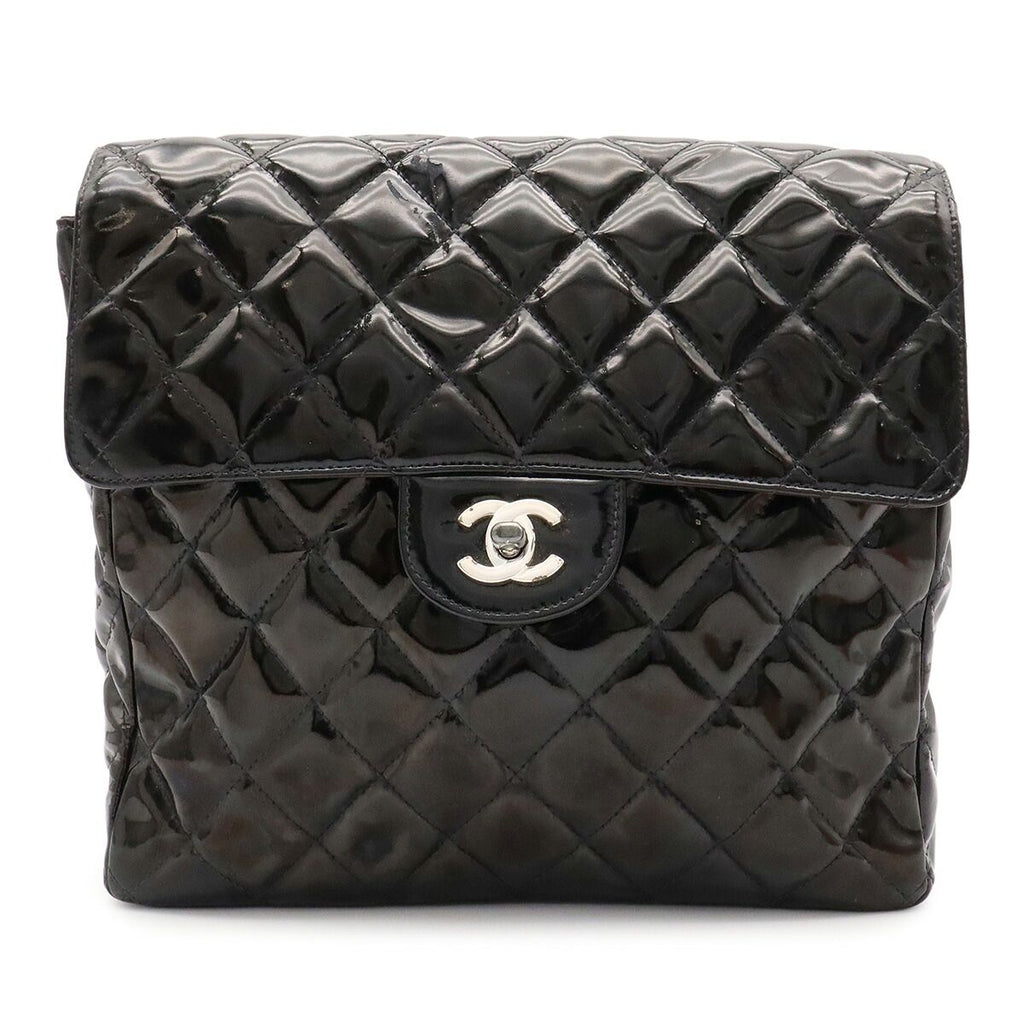 chanel patent leather backpack Matelasse pre owned, authentic used (Women), Chanel resale Red Bownet Commando Coaches PLABG370 Select Your Mount:1