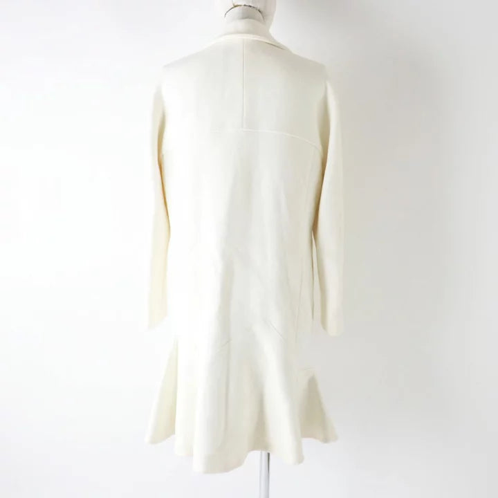 Christian Dior White Coat Size 34.