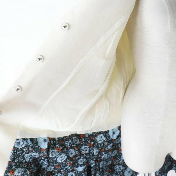 Christian Dior White Coat Size 34.