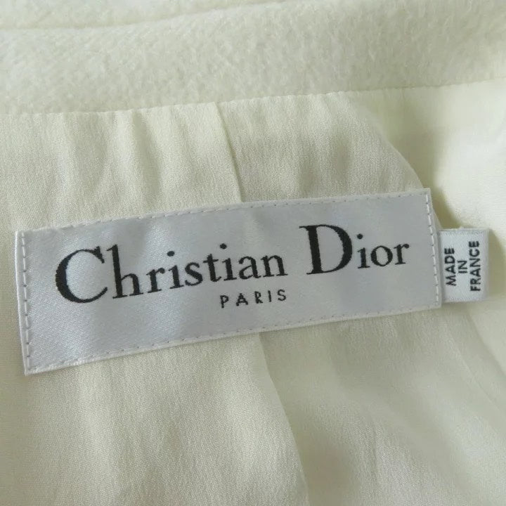 Christian Dior White Coat Size 34.