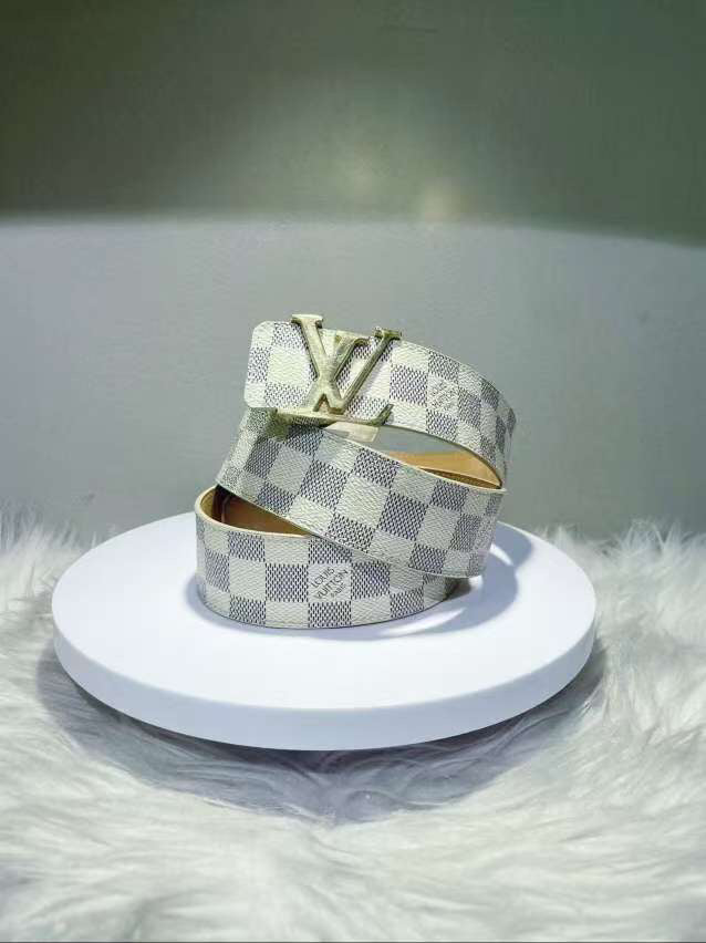 Louis Vuitton Damier Azur Pre-loved Belt Size 100 Belt ShopShops